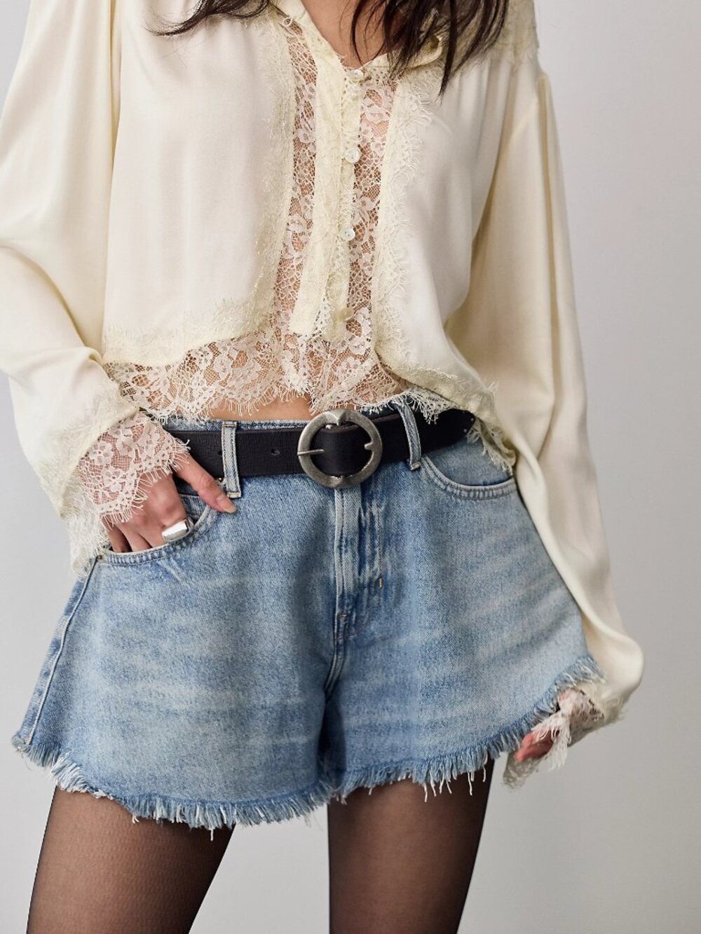 Free People Sparks Fly Denim Shorts - Meadowbrooke